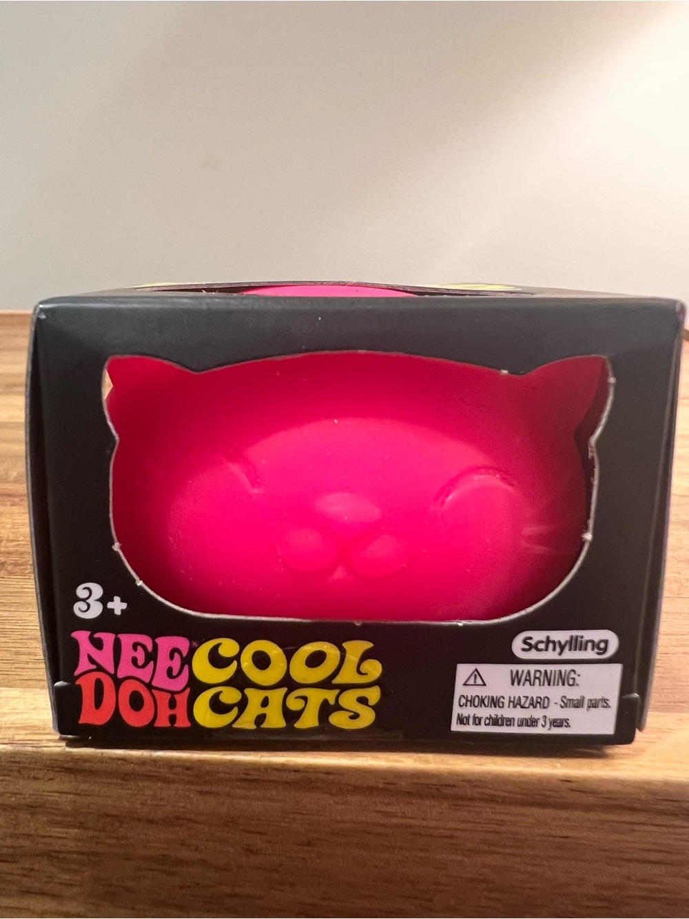 🔥🩷NeeDoh Cool Cats Squishy Toy. Awesome, authentic, NIB. Hot pink 🩷.